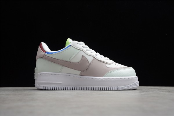 Nike Air Force 1 Low Pixel Swoosh - Barely Green --CV8480-300 Casual Shoes Women