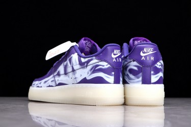 Nike Air Force 1 Low Purple Skeleton ——CU8067-500 Casual Shoes Unisex