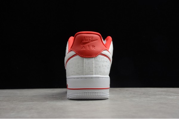 Nike Air Force 1 Low Red --898889-101 Casual Shoes Unisex