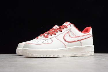 Nike Air Force 1 Low Red White --315122-707 Casual Shoes Unisex