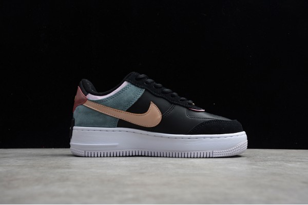 Nike Air Force 1 Low Shadow Black Light Arctic Pink --CU5315-001 Casual Shoes Women