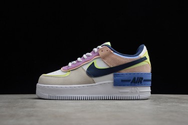 Nike Air Force 1 Low Shadow Crimson Tint Volt --CU8591-001 Casual Shoes Women