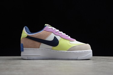 Nike Air Force 1 Low Shadow Crimson Tint Volt --CU8591-001 Casual Shoes Women