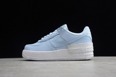 Nike Air Force 1 Low Shadow Hydrogen Blue --CV3020-400 Casual Shoes Women