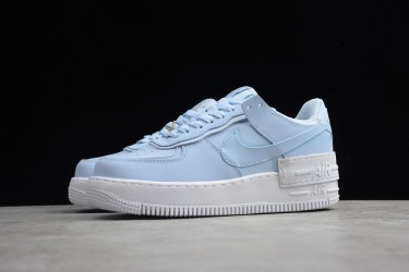 Nike Air Force 1 Low Shadow Hydrogen Blue --CV3020-400 Casual Shoes Women