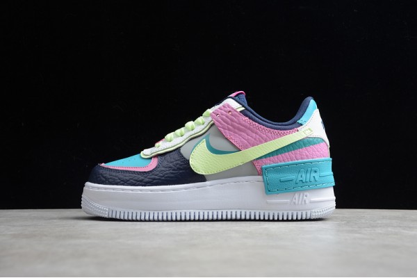 Nike Air Force 1 Low Shadow Multi-Color --CK3172-001 Casual Shoes Women