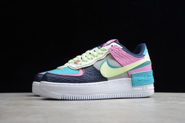 Nike Air Force 1 Low Shadow Multi-Color --CK3172-001 Casual Shoes Women