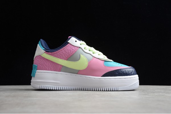 Nike Air Force 1 Low Shadow Multi-Color --CK3172-001 Casual Shoes Women