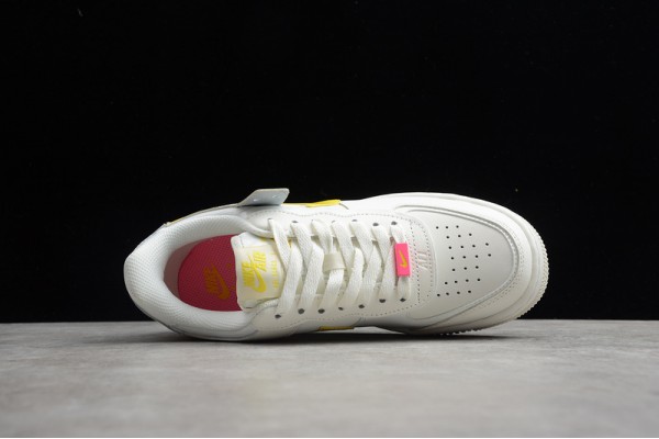 Nike Air Force 1 Low Shadow Sail Opti Yellow --CZ0375-100 Casual Shoes Women