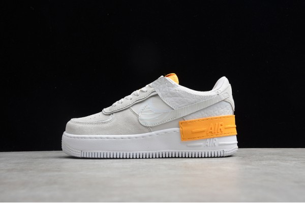 Nike Air Force 1 Low Shadow Tan Orange --CU3446-001 Casual Shoes Women