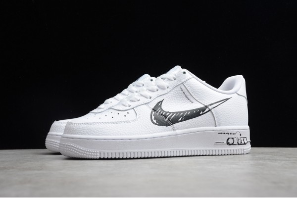 Nike Air Force 1 Low Sketch - Black --CW7581-101 Casual Shoes Unisex