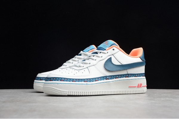 Nike Air Force 1 Low Swoosh Chain --CK9708-100 Casual Shoes Women