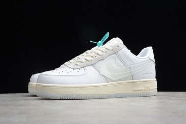 Nike Air Force 1 Low Transparent Swoosh --CV3040-100 Casual Shoes Unisex