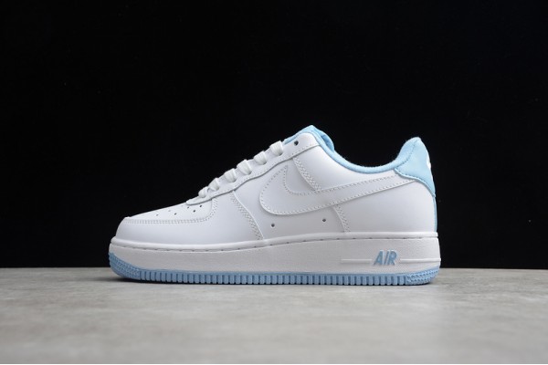 Nike Air Force 1 Low White Hydrogen Blue --CD6915-103 Casual Shoes Wmen