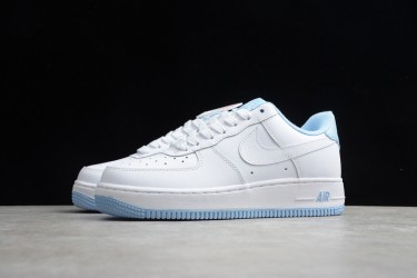 Nike Air Force 1 Low White Hydrogen Blue --CD6915-103 Casual Shoes Wmen