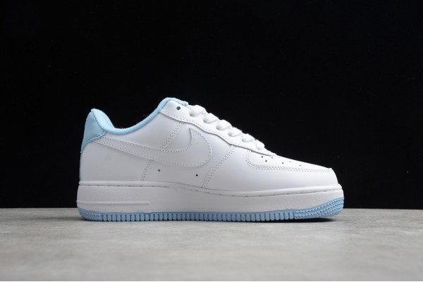 Nike Air Force 1 Low White Hydrogen Blue --CD6915-103 Casual Shoes Wmen