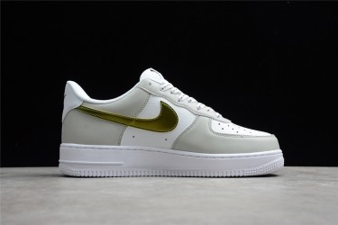 Nike Air Force 1 Low White Iridescent Swoosh --DC9029-100 Casual Shoes Unisex