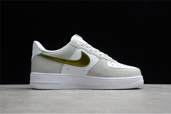 Nike Air Force 1 Low White Iridescent Swoosh --DC9029-100 Casual Shoes Unisex