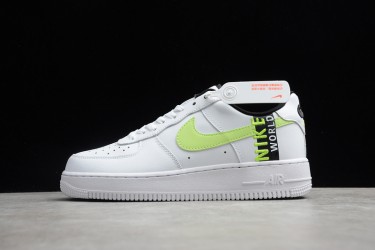 Nike Air Force 1 Low Worldwide Pack - White Barely Volt --CN8536-100 Casual Shoes Unisex