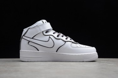 Nike Air Force 1 Mid 07 Black White --368742-810 Casual Shoes Unisex