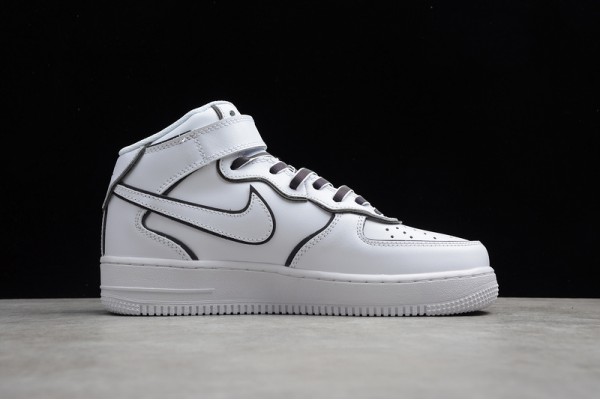 Nike Air Force 1 Mid 07 Black White --368742-810 Casual Shoes Unisex