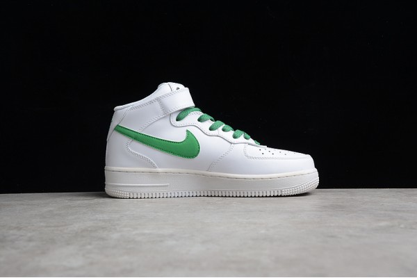 Nike Air Force 1 Mid 07 White Green --366731-909 Casual Shoes Unisex