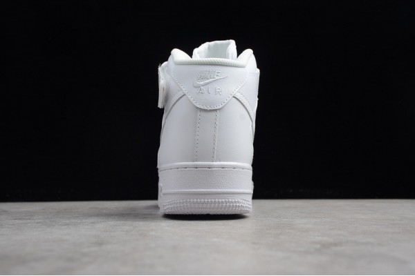 Nike Air Force 1 Mid All white --315123-111 Casual Shoes Unisex