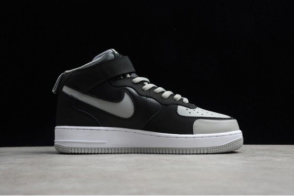 Nike Air Force 1 Mid Black Gray --BQ6819-008 Casual Shoes Unisex