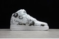 Nike Air Force 1 Mid Black White --AQ8020-100 Casual Shoes Unisex