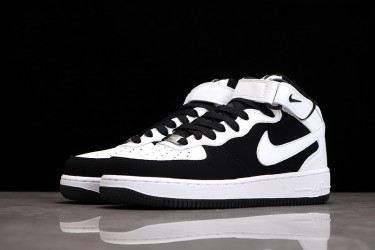 Nike Air Force 1 Mid Black White --YH2293-033 Casual Shoes Unisex