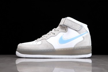 Nike Air Force 1 Mid Blue Gray --BQ9925-102 Casual Shoes Unisex