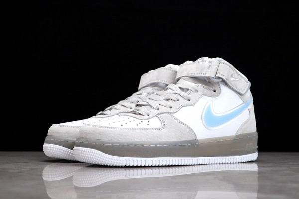 Nike Air Force 1 Mid Blue Gray --BQ9925-102 Casual Shoes Unisex