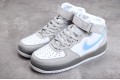 Nike Air Force 1 Mid Blue Gray --BQ9925-102 Casual Shoes Unisex