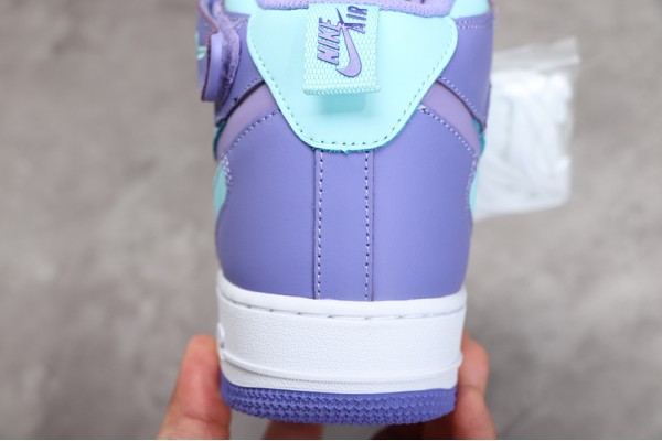 Nike Air Force 1 Mid Blue Purple --CV3039-107 Casual Shoes Unisex