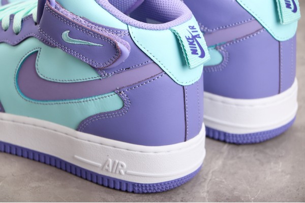 Nike Air Force 1 Mid Blue Purple --CV3039-107 Casual Shoes Unisex