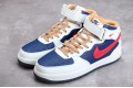 Nike Air Force 1 Mid Blue Red White --512745-068 Casual Shoes Unisex