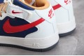 Nike Air Force 1 Mid Blue Red White --512745-068 Casual Shoes Unisex