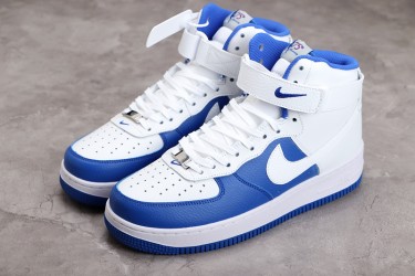 Nike Air Force 1 Mid Blue White --DC8870-100 Casual Shoes Unisex