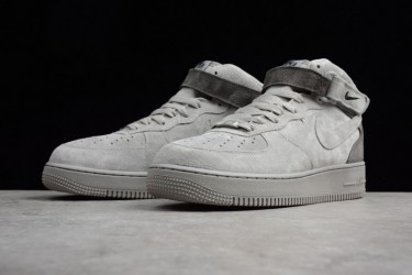 Nike Air Force 1 Mid Gray --807618-200 Casual Shoes Unisex