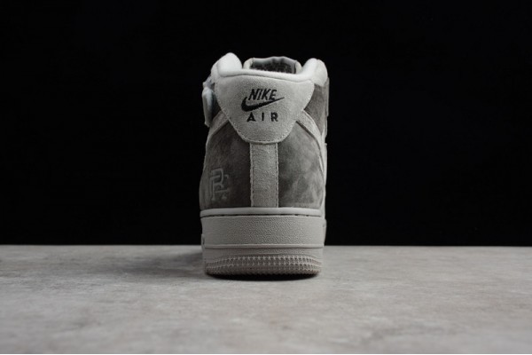 Nike Air Force 1 Mid Gray --807618-200 Casual Shoes Unisex