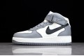 Nike Air Force 1 Mid Gray Black --AQ3778-994 Casual Shoes Unisex