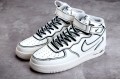 Nike Air Force 1 Mid Grey White --AQ2898-008 Casual Shoes Unisex