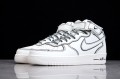 Nike Air Force 1 Mid Grey White --AQ2898-008 Casual Shoes Unisex