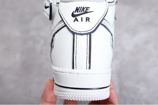 Nike Air Force 1 Mid Grey White --AQ2898-008 Casual Shoes Unisex