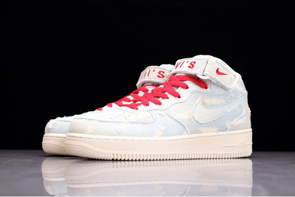 Nike Air Force 1 Mid Levis X --651122-215 Casual Shoes Unisex