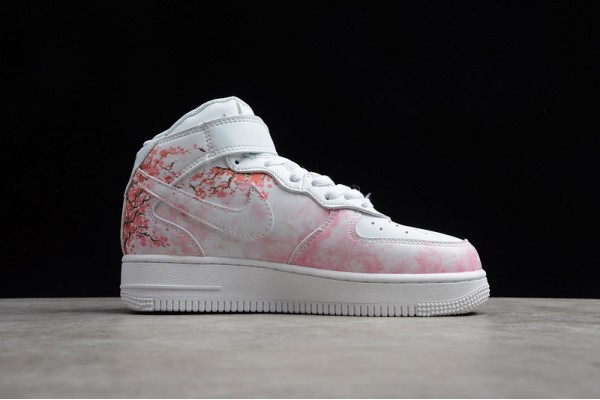 Nike Air Force 1 Mid Pink --AQ8020-601 Casual Shoes Women