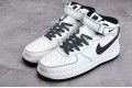 Nike Air Force 1 Mid Undefeated X Black White --CJ6690-100 Casual Shoes Unisex