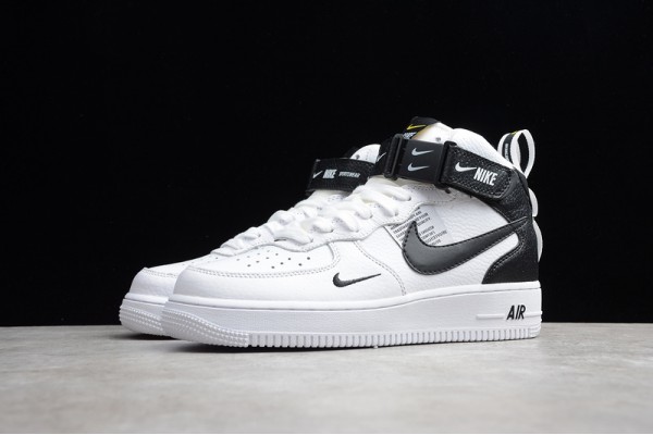 Nike Air Force 1 Mid White --804609-103 Casual Shoes Unisex