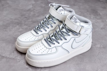 Nike Air Force 1 Mid White --AQ1218-118 Casual Shoes Unisex