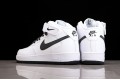 Nike Air Force 1 Mid White Black --366731-808 Casual Shoes Unisex